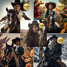 Load image into Gallery viewer, &quot;Cowgirls&quot; Clip Art Bundle
