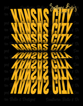 Load image into Gallery viewer, &quot;Kansas City&quot; Word Art
