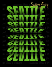 Load image into Gallery viewer, &quot;Seattle&quot; Word Art
